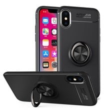 Funda con soporte magnético para iPhone, XS, XR, X, funda con anillo giratorio 360 °, cubierta de teléfono para iPhone XS MAX, Capa de vidrio 2024 - compra barato