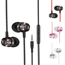 In-Ear 3.5mm Earphone Super Bass Stereo Music Headset earbuds With Mic stereo auriculare  Headset for iphone Xiaomi 2024 - buy cheap