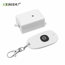 Kebidu-interruptor universal sem fio, 433 mhz, módulo de receptor e controle remoto rf de 110v e 220v 2024 - compre barato