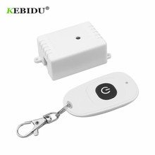 KEBIDU 433 MHz Universal Wireless Remote Control Switch AC 110V 220V 1CH Relay Receiver Module and RF Remote Controls Universal 2024 - buy cheap