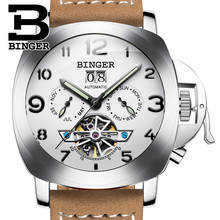 Switzerland luxury men's watch BINGER brand clock multifunctional military glowwatch Tourbillon Mechanical Wristwatches B1170 2024 - buy cheap