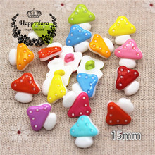 100pcs Mix Colors Plastic Mushroom Shank Buttons Clothing Accessories Sewing Supplies,15mm 2024 - buy cheap