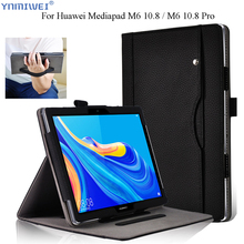 Чехол для планшета Huawei Mediapad M6 10,8 "folio Stand, чехол-кошелек, ручной держатель для Huawei M6 10,8" PRO VRD-L09, 2019 2024 - купить недорого