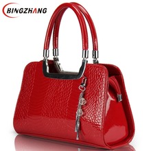 New Leather Shoulder Bags Fashion Women Messenger Bags Tote Hot Sale Brand Crocodile Women Handbag L4-367 2024 - buy cheap