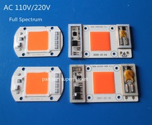 A microplaqueta conduzida da espiga para cresce a entrada 110v 220v 50w do espectro completo da luz do diodo emissor de luz para a planta interna cresce e floresce 2024 - compre barato