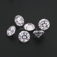 2.5mm Round Brilliant Cut CZ Stone Wholesale Price A-AAA-AAAAA Quality Synthetic White Cubic Zirconia For Jewelry 2024 - buy cheap