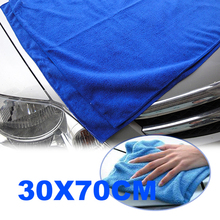 Toalha de microfibra para lavagem de carro, pano super absorvente de limpeza do carro, toalha de secagem de 30x70cm, pano de cuidados automotivos, detalhamento 2024 - compre barato