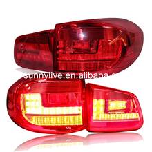 Для Volkswagen Tiguan задние фонари светодиодный задний фонарь 2009-2012 год красный цвет LF 2024 - купить недорого