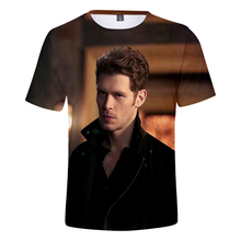 Aikooki-Camiseta 3D de alta calidad para hombre/mujer, camisa informal de Hip-Hop, camisetas cortas Niklaus Mikaelson 2024 - compra barato