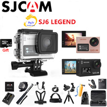 Оригинальная Спортивная Экшн-камера SJCAM SJ6 Legend NTK96660, 4K HD, 2 дюйма, сенсорный экран, водонепроницаемая Спортивная экшн-камера, 32 ГБ, SD-карта в подарок 2024 - купить недорого