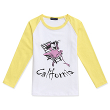 Funny T Shirts Children Clothing Cotton O-Neck Kids Tshirts Girls Long Sleeve Child Tops California Bird Print Baby Boy T-Shirt 2024 - buy cheap