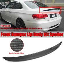 Real Carbon Fiber High Kick Car Rear Trunk Spoiler Wing Lip For BMW E92 Coupe 328i 335i M3 2Dr 2007-2013 Racing Spoiler Wing Lip 2024 - buy cheap