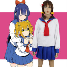 Disfraz de Anime POP TEAM EPIC para mujer, uniforme japonés de Sailor, Popular 2024 - compra barato