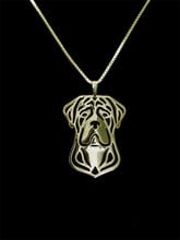 Trendy cute Cane Corso (natural ears)pendant necklace women statement necklace men animal jewelry 2024 - buy cheap