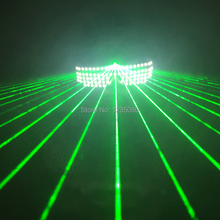 Mechanical dance laser glassess DS DJ green led+laser glasses for Even Party Supplies Decoration 2024 - buy cheap