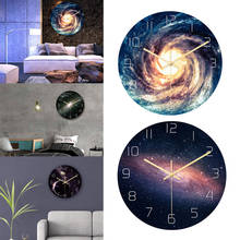 Muslim universe starry creative wall clock Acrylic material mute movement bedroom living room decoration clock L523 2024 - buy cheap