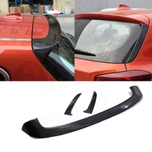 Carro para bmw f20 asas de telhado traseiro para bmw 116i 118i 125i f20 f21 spoiler p estilo design fibra carbono spoiler traseiro 2024 - compre barato