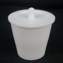 50ml PTFE Crucible Cup with Cover Lid PTFE Beaker Acid Alkali Resistance 2024 - buy cheap