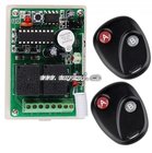 Preço de fábrica 12 V 2CH Sem Fio RF Sistema de Comutação Controle Remoto 2 Transmissores e 1 Receptor Para Applicance Porta Da Garagem - compare preços Preço de fábrica 12 V 2CH Sem Fio RF Sistema de Comutação Controle Remoto 2 Transmissores e 1 Receptor Para Applicance Porta Da Garagem - compare preços