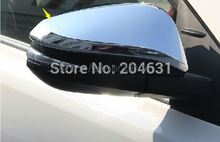 Tampa do espelho retrovisor cromado abs estilo automóvel para toyota rav4 2012-2015 2014 2015 2024 - compre barato