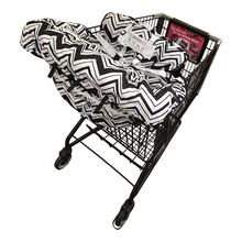 Shopping Cart Cover For Baby- 2-in-1 - Foldable Portable Seat with Bag for Infant to Toddler - Compatible with Grocery Cart Seat 2024 - buy cheap