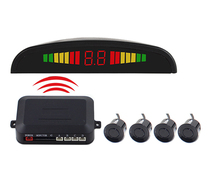 Vehicle Wireless LED parking sensor alarm radar system,Auto parking assistance,Car Parking Reverse Backup Radar System 4 Sensors 2024 - buy cheap