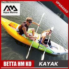 Betta hm ko barco inflável pesca esporte caiaque canoa pvc bote jangada de alumínio pá pé bomba assento pvc laminado 2024 - compre barato