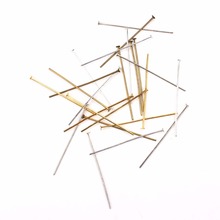 100pcs/lot 22mm 30mm 40mm 50mm Making Jewelry Findings DIY Finding rhodium/antique bronze/Silver/Gold Plated Head Pins Needles 2024 - buy cheap