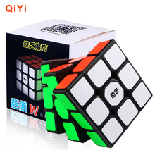 Qiyi волшебный куб 3x3x3, кубик, магический Профессиональный кубик-головоломка, скорость Neo Cube 3x3, развивающие игрушки для детей, подарок, детские игрушки 2024 - купить недорого