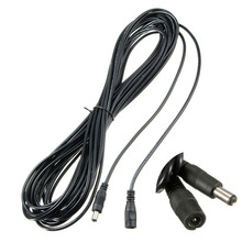 HDmatters DC 12V Cable de extensión de alimentación de Cable para cámaras de CCTV 5,5mm * 2,1mm 22AWG conductor de cobre 10 unids/lote 2024 - compra barato