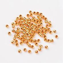 500pcs Golden Round Iron Spacer Beads Jewelry Findings about 3.2mm in diameter, 3mm thick, hole: 1.2mm 2024 - buy cheap
