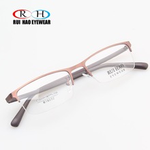 Montura de gafas sin montura Unisex, gafas rectangulares de diseño Retro de acero inoxidable, 18032 2024 - compra barato