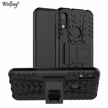 For Huawei Honor 8A Pro Case Shockproof Silicone Plastic Holder Heavy Armor Cover For Huawei Honor 8A Pro Cover Y6 2019 JAT-L41 2024 - buy cheap