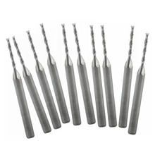 10 Pcs/Lot 3.175*1.2*10mm Micro End Mill, Milling Cutters, Spiral Router Bits, Solid Carbide End Mill, Wood Tool Bits 2024 - buy cheap