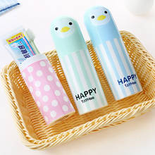 Cute Toothpaste Mug Toothbrush Cup ABS Toothpaste Case Travel Organization Portable Eco-Friendly Camping Bathroom for kids Gift 2024 - buy cheap