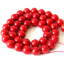Free Shipping,Wholesale Natural Stone 10mm Red Coral (Sea Bamoo) Loose Roundel Beads Accessories For Diy Jewelry Making 2024 - buy cheap