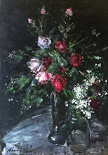 Aurel Naray - Still life - beautiful oil on canvas painting- hungarian, romanian 2024 - buy cheap