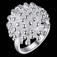 Горячая Фабрика оптом новый R001 оптом цветные серебряные ювелирные изделия модное Благородное женское классическое индивидуальное кольцо 2024 - купить недорого