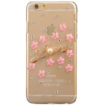 Fashion Rhinestone Diamond Crystal Glitter Bling Case Cover For Iphone X XS MAX XR 11 12 13 Pro MAX 6 6S 7 8 Plus (Love Flowers) 2024 - buy cheap
