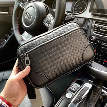 Kaisiludi handbags   leather woven  envelope bag  new hand grip bag fashion hand bag 2024 - buy cheap