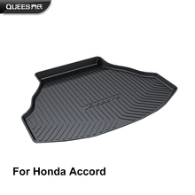 QUEES Custom Fit Cargo Liner Carpet Tray Floor Mat for Honda Accord Sedan 9th Generation 2013 2014 2015 2016 2017 2024 - buy cheap