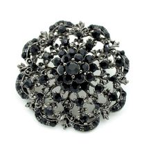 2 Inch Vintage Style Round Shape Flower Brooch Prom Party Pins 2024 - buy cheap