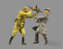 Kit de montaje a escala 1/35 de figuras de resina, soldado soviético y Rebel de la Segunda Guerra Mundial 2024 - compra barato