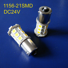 High quality 24V DC10-30V BA15s truck led Light Bulb lamp (1156,BA15s,P21W,PY21W,R5W,1141) 24v led lamps free shipping 10pcs/lot 2024 - buy cheap