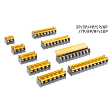 10pc HB-9500 2P-10P 9.5mm Barrier Terminal Block Connector with Cover PCB Mount connector 2024 - buy cheap