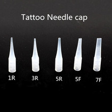 Tampas descartáveis de agulhas para tatuagem, 100 peças, novas agulhas para máquina de maquiagem permanente 1r, 3r, 5r, 5f, 7f. 2024 - compre barato