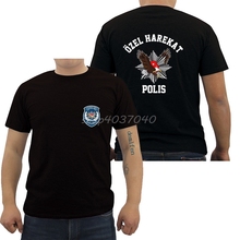 Fashion Short Sleeve Black T Shirt New Turkey Polis Ozel Harekat Special Force T-shirt Men  Shirt Cool Tees Top Streetwear 2024 - buy cheap