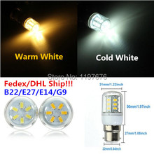 Fedex/DHL Free shipping Lowest price!!! 9W LED Bulb 360 degree LED Corn Bulb B22 Candle Bulb Light 220V Warm White/Cold White 2024 - buy cheap