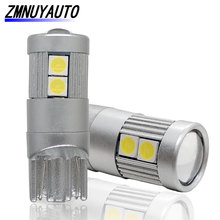 2x светодиодный W5W CANBUS T10 194 501 лампы 12V 9 SMD 3030 освещение авто клиновидные боковые двери куполообразная парковка световая сигнальная лампа белый 5w5 2024 - купить недорого