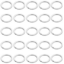 20Pcs 25mm Key Rings Stainless Steel Keyring Split Rings Keyrings Metal Key Ring DIY Jewelry Key Holder Keyfob Accessories 2024 - buy cheap
